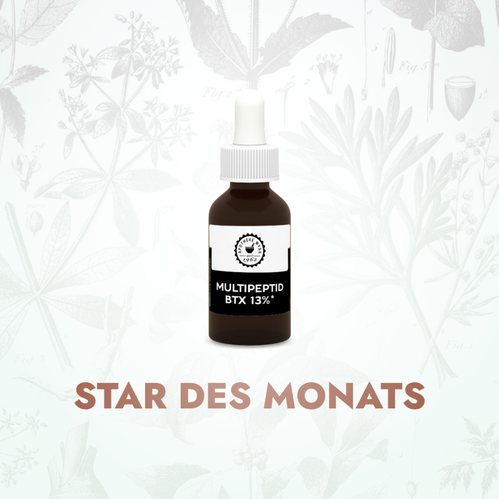 Star des Monats September 2026: Multipeptid BPX 13% der Apotheke Wyss